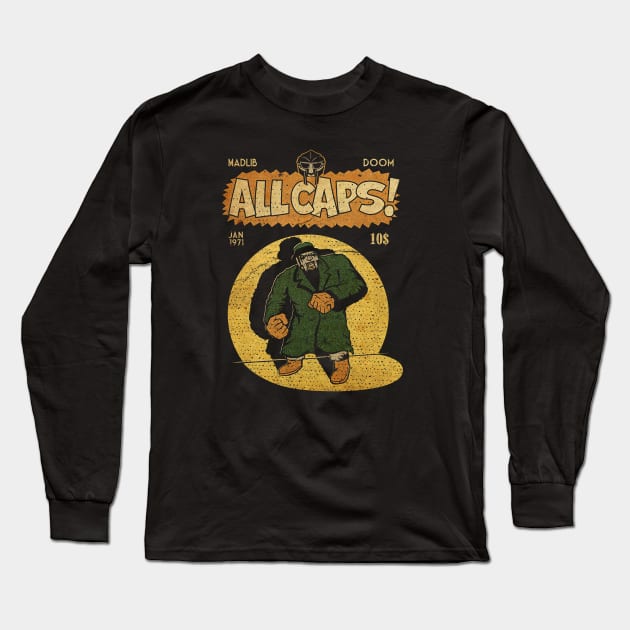 ALL CAPS DOOM Long Sleeve T-Shirt by socialmati